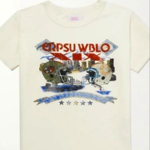 ERL KIDS Printed Jersey Cotton T-Shirt, 12yrs=57.5"/146cm,Muiticolor